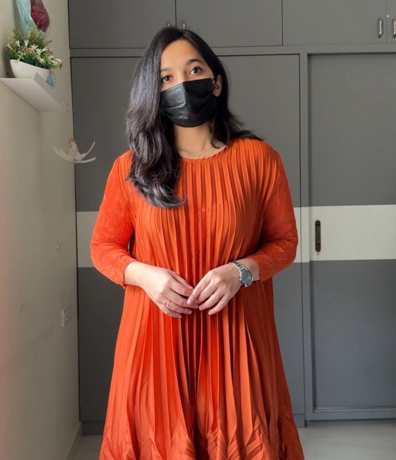 Primo Fine Pleated Dress – Maira Vogue