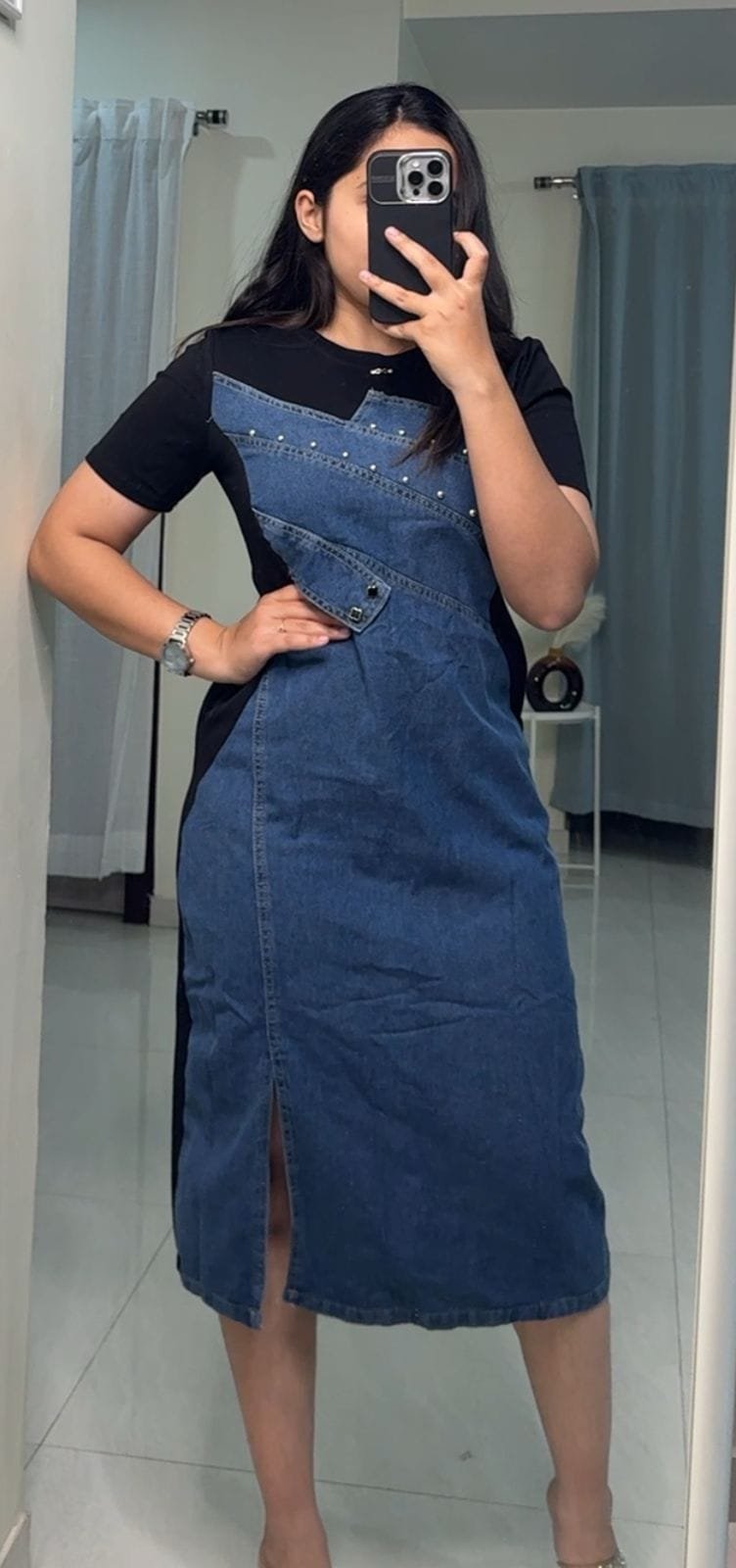 Hiba Denim Dress image 4