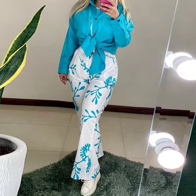 Ines Printed Co-Ords - Blue image