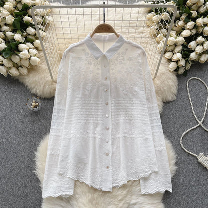 Hudson Cotton Shirts - White image