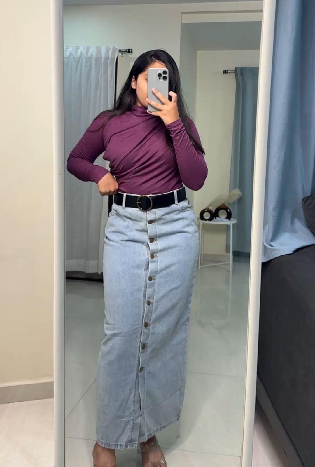 Liro Denim Skirt image 2