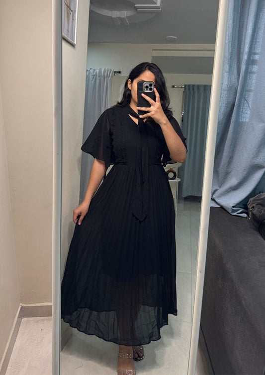 Georgette Pleated Dress image 0
