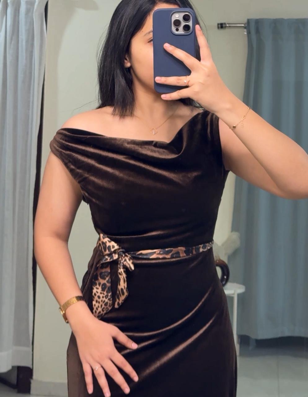 Riti Asymmetrical Maxi Dress