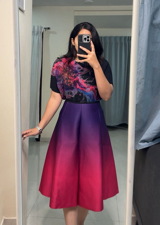 Rize Gradient Printed Skirts image 0
