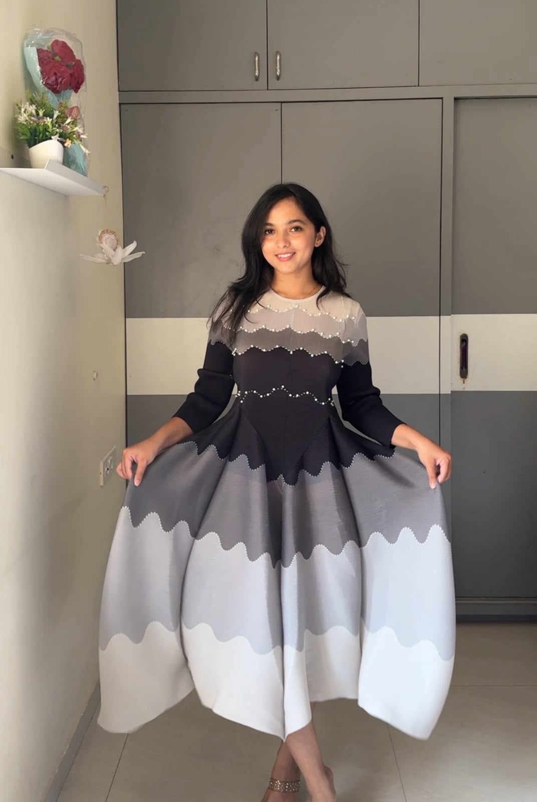 Dia Exclusive Pleated Dress