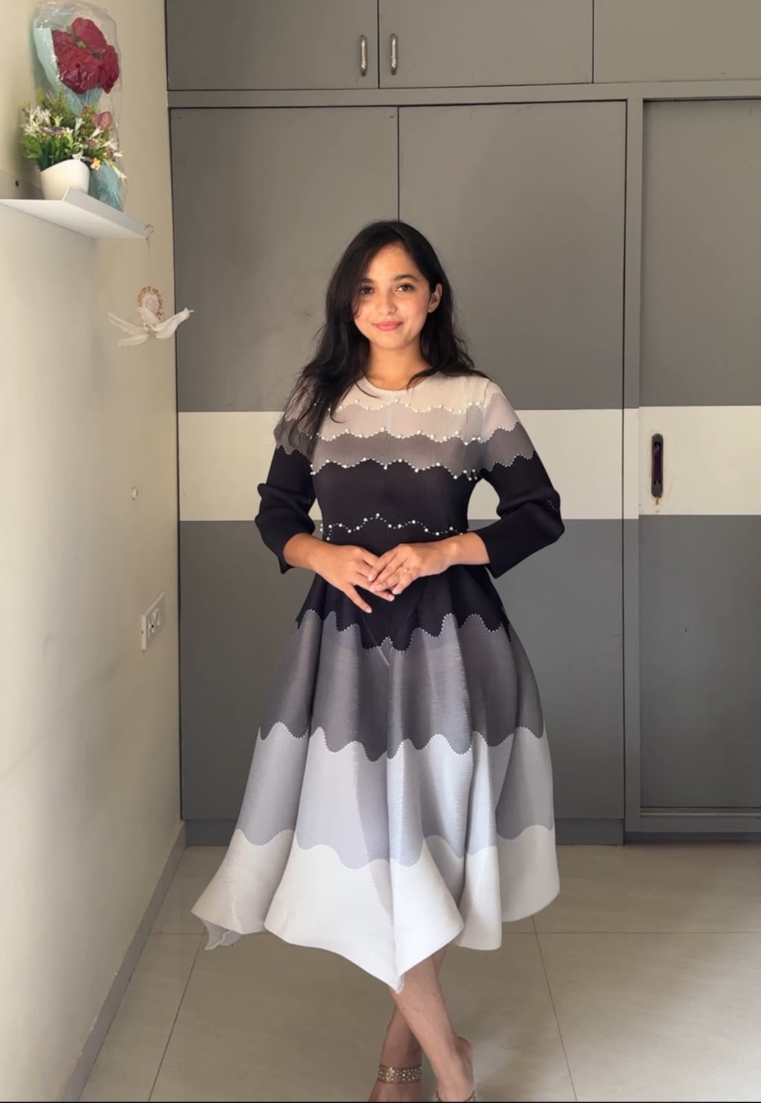 Dia Exclusive Pleated Dress