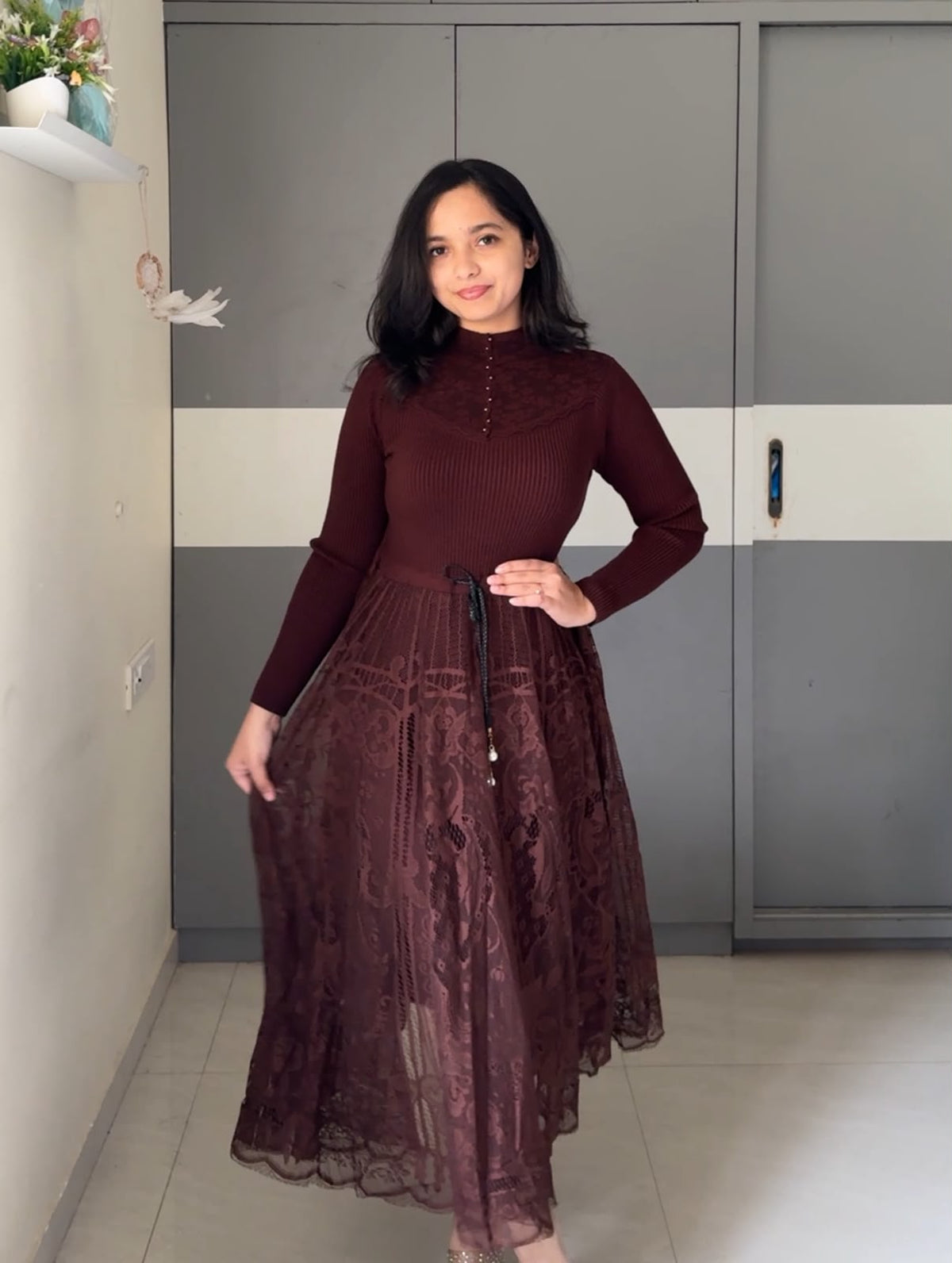 Dena Exclusive Pleated Dress