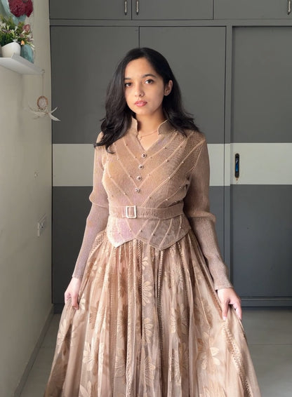Gona Exclusive Pleated Dress