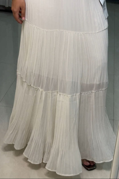 Ether Floral-Pleated Co-Ords