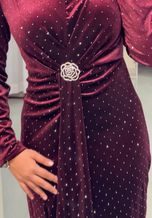 Louis Velvet Bodycon Dress