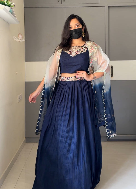 Amita Embroidered Lehenga Set