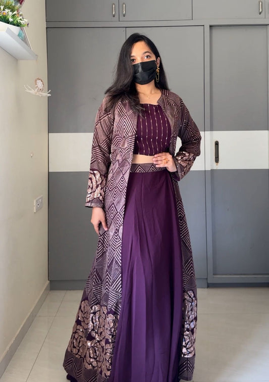 Asha Embroidered Lehenga Set