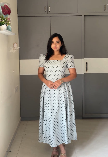 Enzo Polka Dot Dress