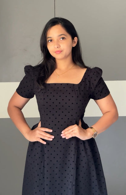 Enzo Polka Dot Dress