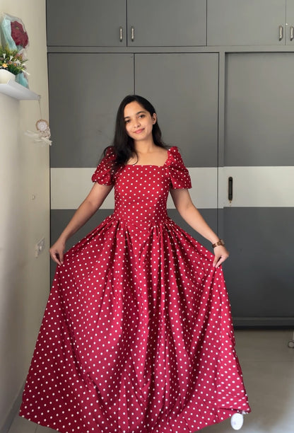 Sara Polka Dot Dress