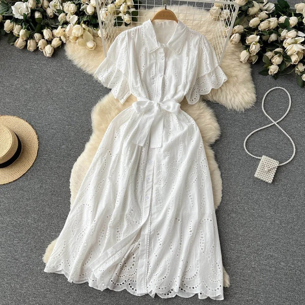 Madrigal Cutwork Dress