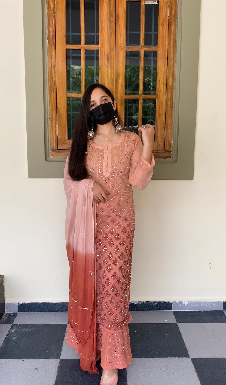 Anika Chikankari Ombre Sets