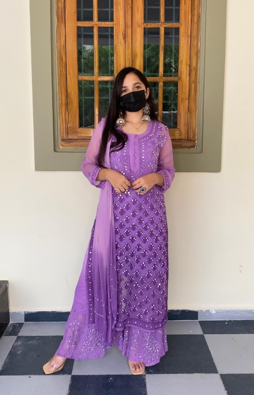 Anika Chikankari Ombre Sets