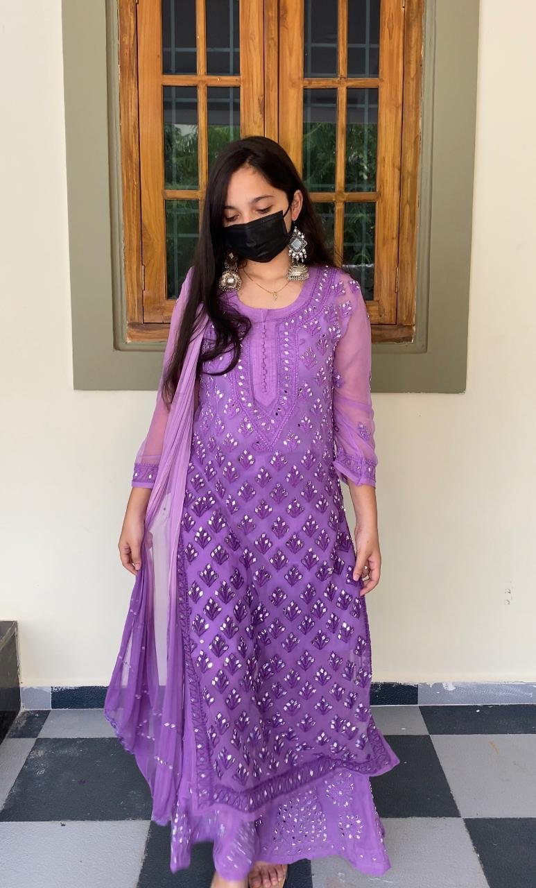Anika Chikankari Ombre Sets