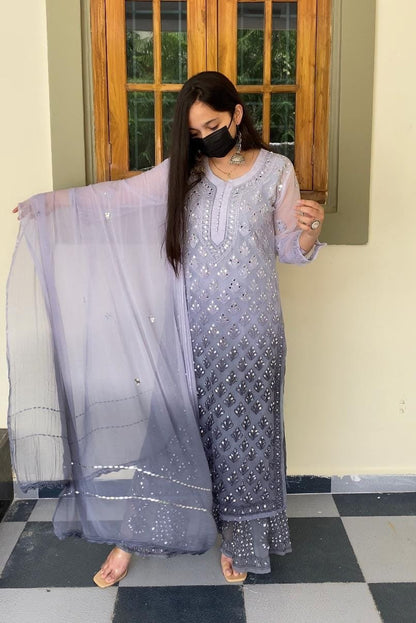 Anika Chikankari Ombre Sets