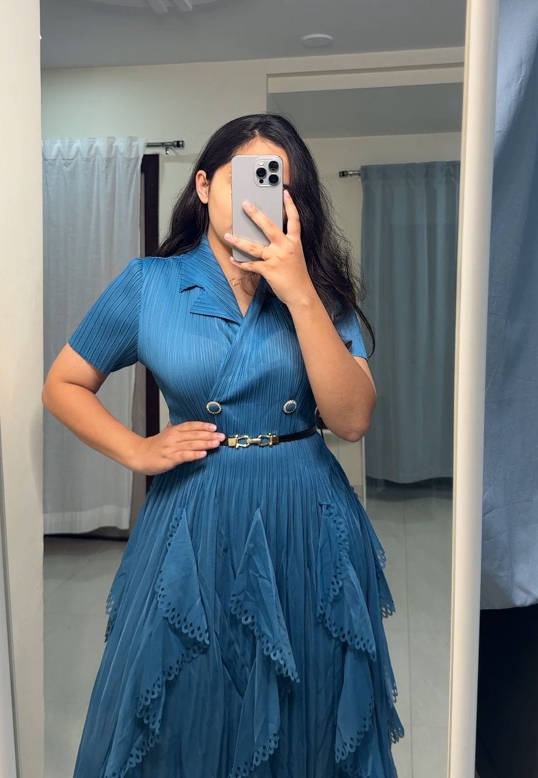Marina Pleated Dress
