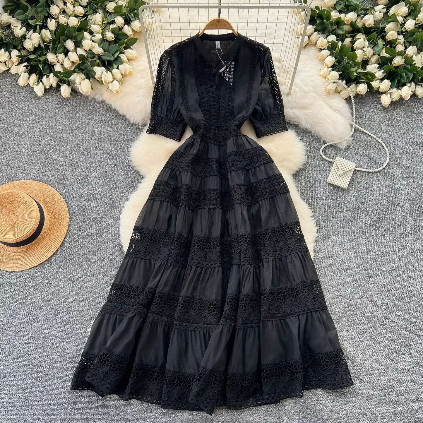 Hargrove Lace Maxi Dress
