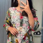 Reet Chikankari Kurti