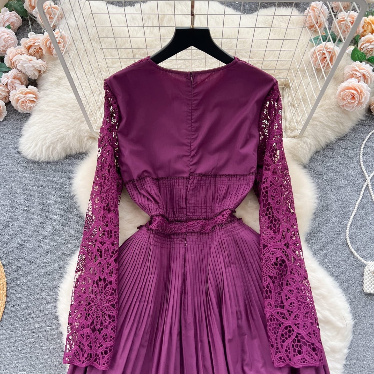 Cairo Pleated Dress