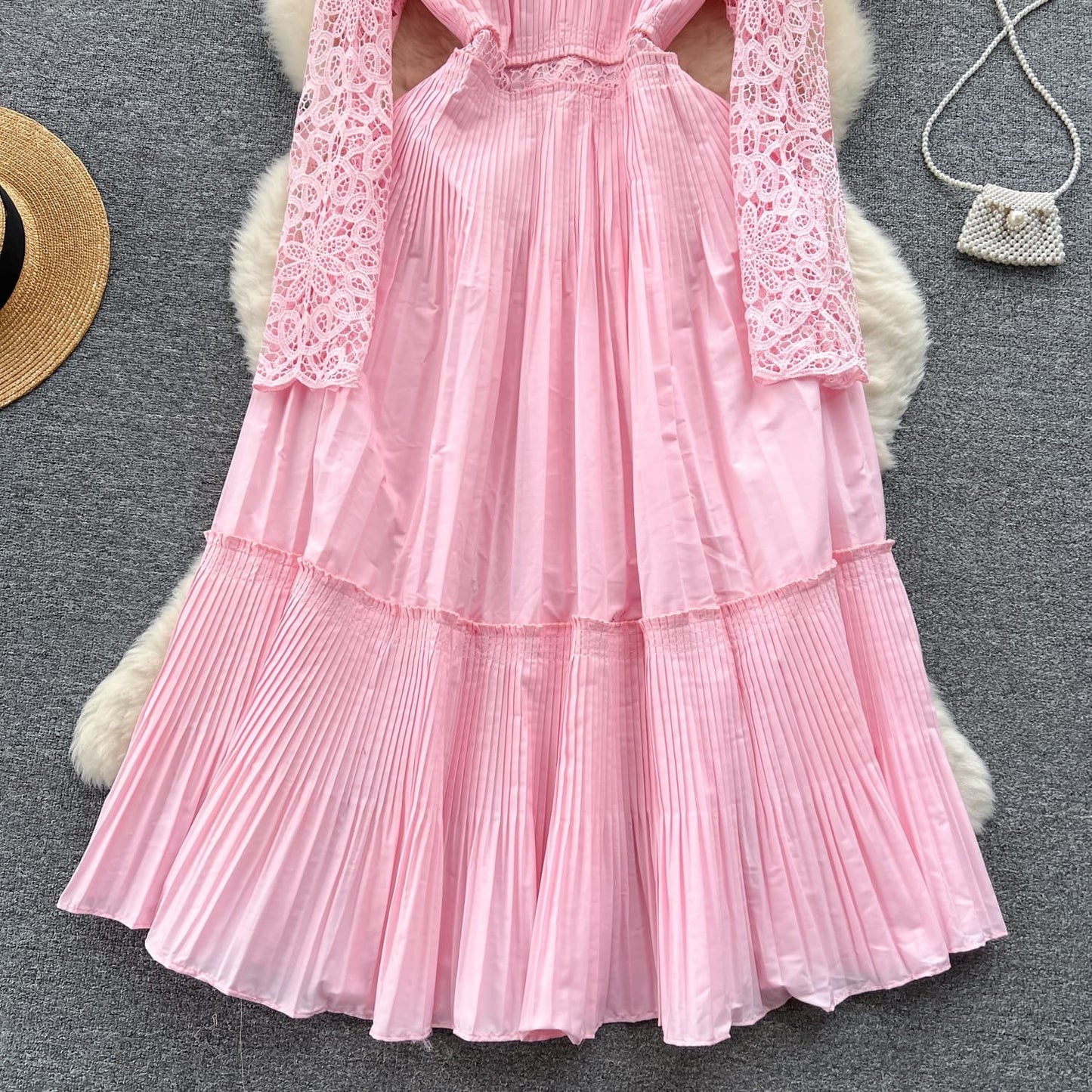Cairo Pleated Dress