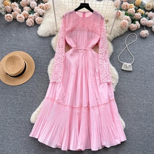 Cairo Pleated Dress