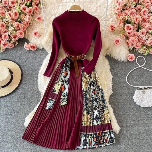 Aurelia Pleated Dress