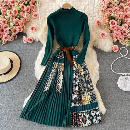 Aurelia Pleated Dress