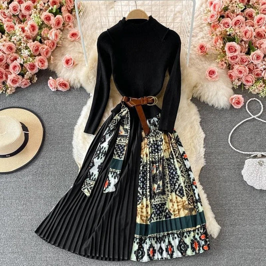Aurelia Pleated Dress