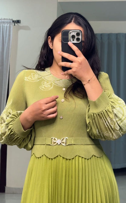 Zori Exclusive Pleated Dress