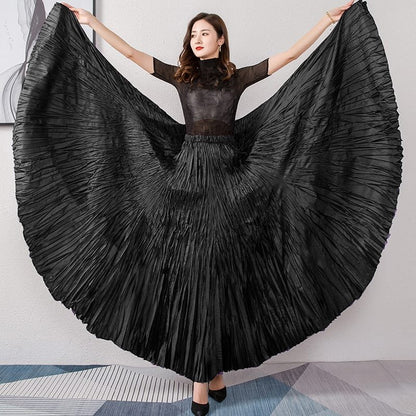 Quira Silk Flare Skirts