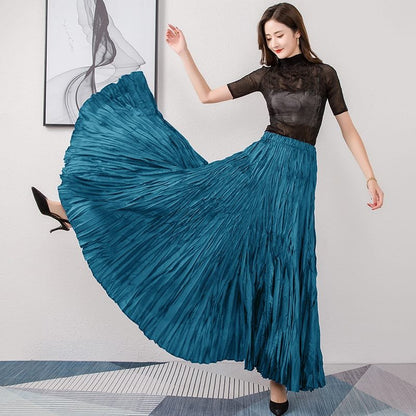 Quira Silk Flare Skirts