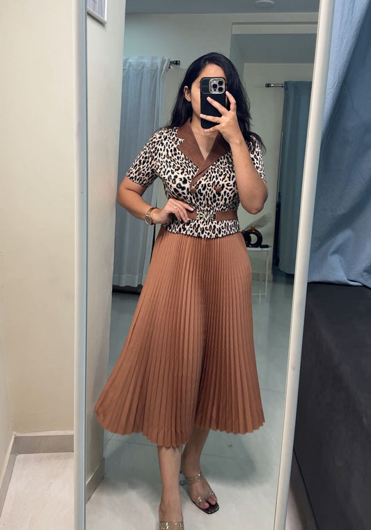 Karen Exclusive Pleated Dress