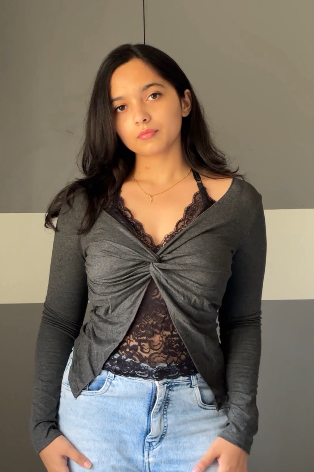 Kiri Lace Detail Top
