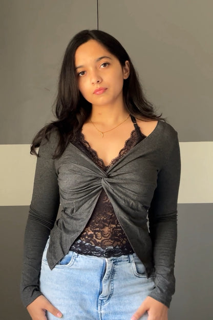 Kiri Lace Detail Top