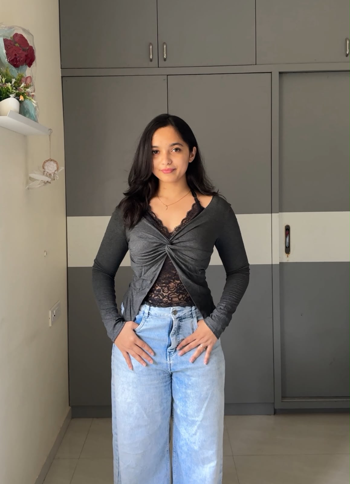 Kiri Lace Detail Top