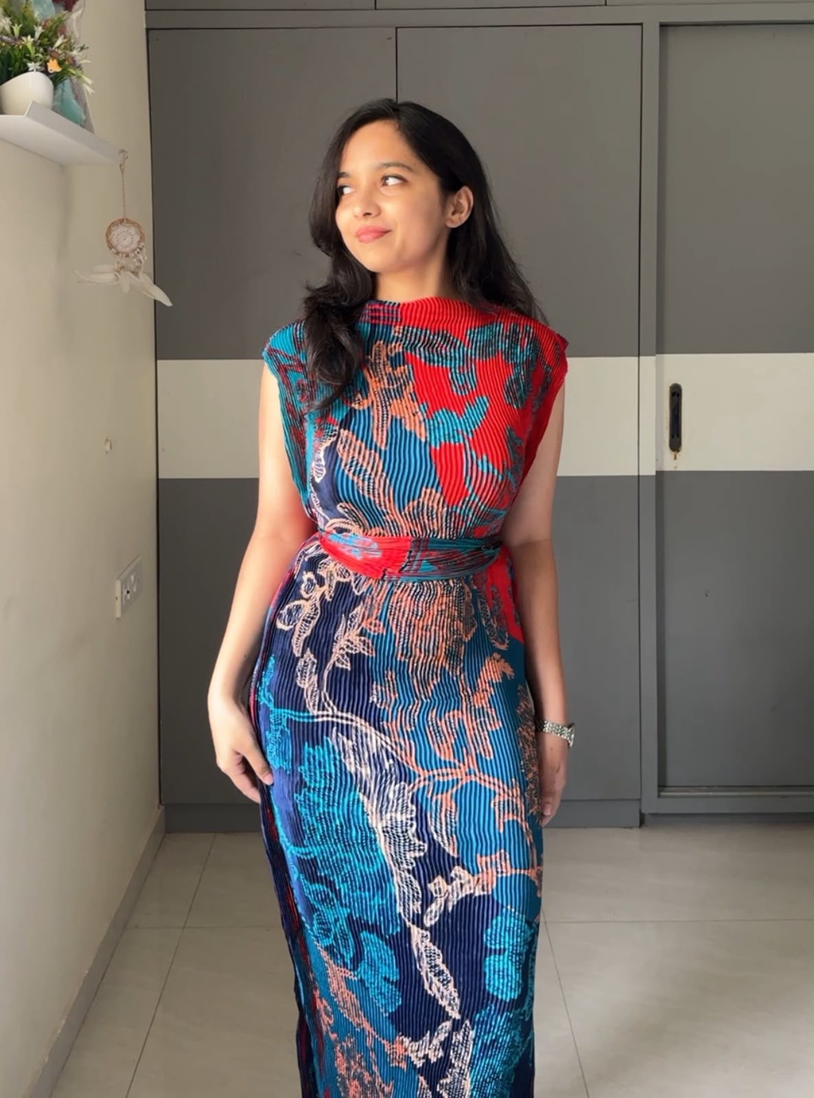 Hima Tie Up Maxi Dress 2