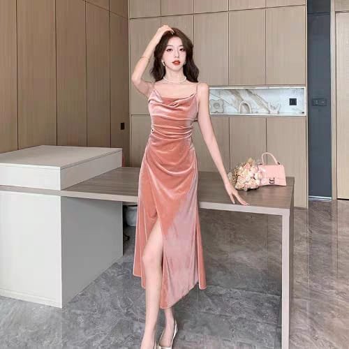 Cosmo velvet dress image 2
