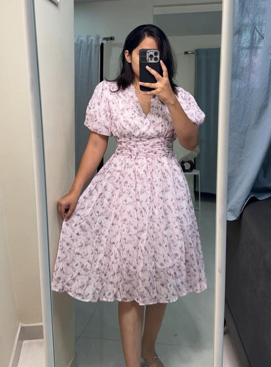 Romy Floral Midi Dress image 0