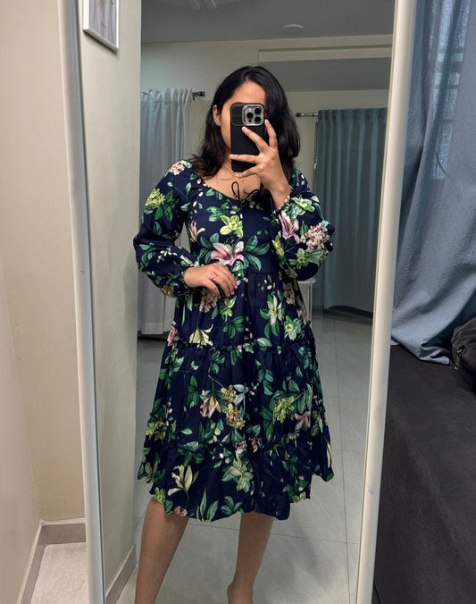 Floral Midi Dress image 0