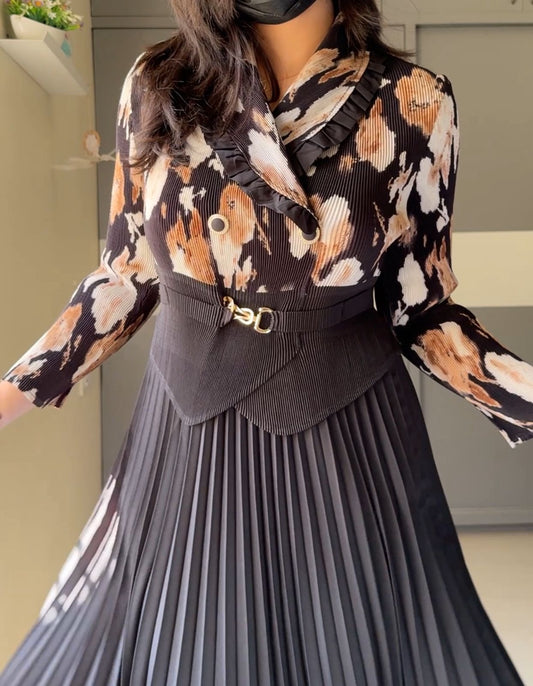 Isha Exclusive Pleated Dress