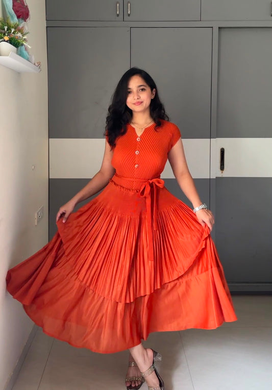 Guna Exclusive Pleated Dress