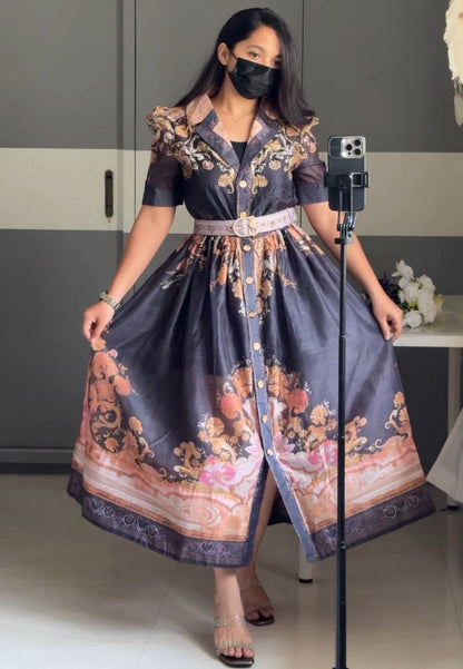 Seren Floral Printed Dress - 1 image