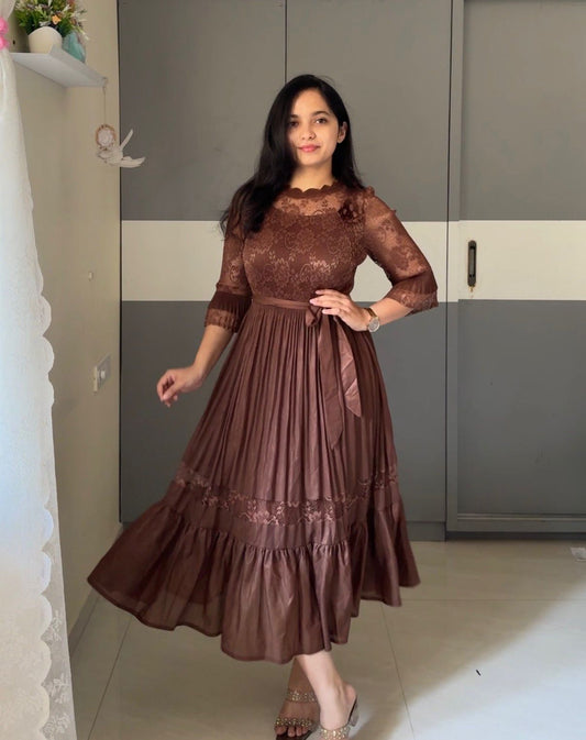 Srija Exclusive Pleated Dress