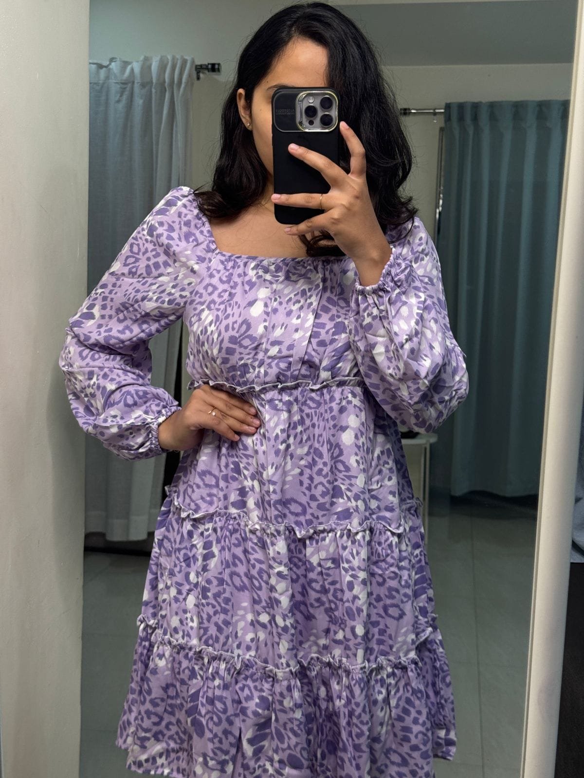 Georgette Floral Midi Dress image 1