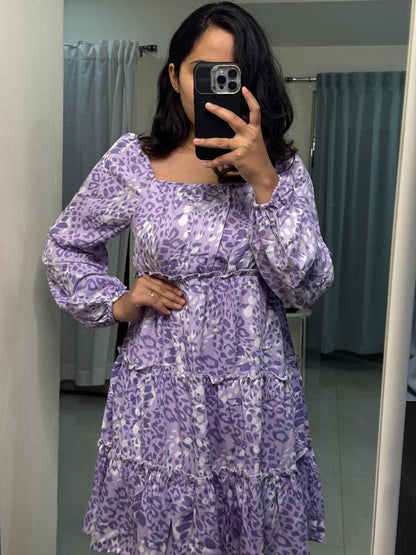 Georgette Floral Midi Dress image 1